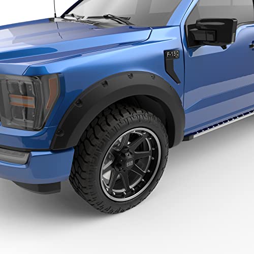 Egr 793585 Bolt-On Look Fender Flare Full Set, Black-Out Bolt Kit, Compatible With Select 2021+ Ford F-150 Models #TOP2