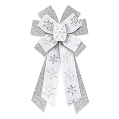 Glitter Silver Snowflakes