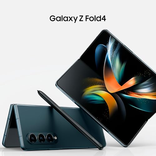 Samsung Galaxy Z Fold4, Téléphone Portable 5G, Carte SIM non incluse, Android, Smartphone Pliable, 512 Go, Noir, Extension garantie 12 mois offerte [Exclusivité Amazon] - Version FR