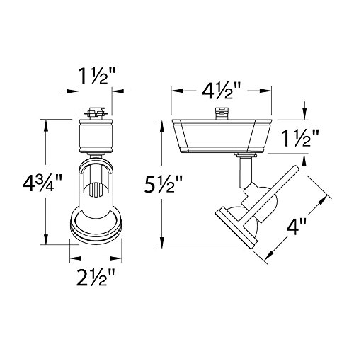 Wac Lighting, Ht-826 Low Voltage Track Head 50W In Brushed Nickel For J Track #TOP3