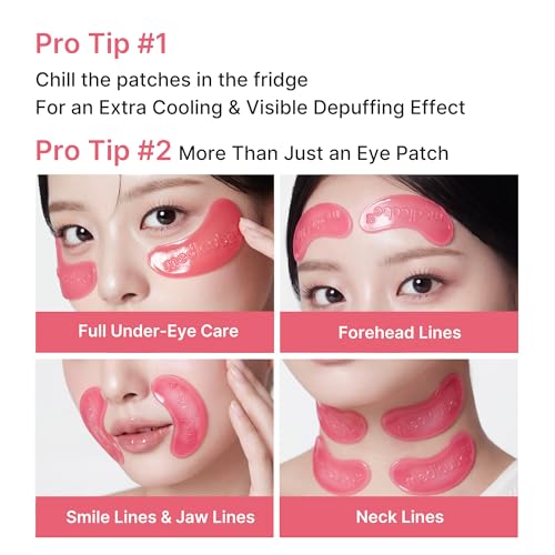 image for medicube PDRN Pink Collagen Jelly Eye Mask | Hydrogel Eye Patches with