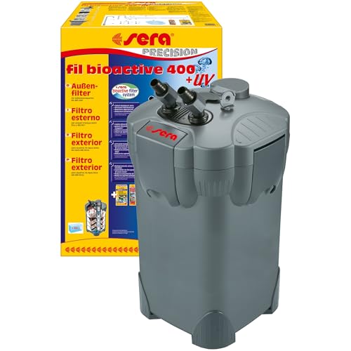 sera Fil bioactive 400 + UV | para acuarios de Agua Dulce de hasta 400 l | filtrado óptimo | reducción de Agentes patógenos por UV-C