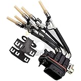 PANGOLIN 12568332 Central Fuel Spyder Injector with Bracket FJ503 Fuel Injector for Chevy Gmc Pickup 4.3L Aftermarket Parts, 3 Month Warranty