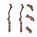 TOYANDONA 2Pcs Parrot Stand Durable Vine Bird Perch for Cockatiels Parakeets and Birds for Home Office and Pet Shops Encourages Exercise and Coordination Skills