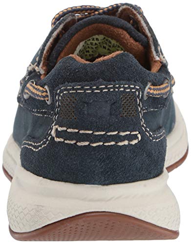 Florsheim Kids Boy's Great Lakes Moc Ox, Jr. (Toddler/Little Kid/Big Kid) Indigo Smooth/Suede 10 Toddler M #TOP2