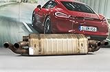 porsche auspuff sound bar Teilenummer 9P1251052 Kompatibel mit Porsche 911 991.2 Carrera S/4S 3.0L 309KW Schalldämpfer Mitte/Auspuff