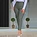 HGps8w Women's Super High Waisted Suit Pants Elegant Skinny Stretchy Business Work Pencil Pants Leggings with Pockets