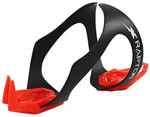 XLAB Raptor Cage – Hybrid Carbon Water Bottle Holder for Triathlon and Road Bikes 6 Pounds of Grip Force – Matte Black by XLAB - Image 4