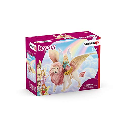 Schleich Bayala, Mythical Creature Toys For Girls And Boys, Fairy Doll With Flying Winged Lion Figurine, Ages 5+ #TOP6