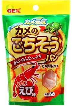 Amazon ジェックス Gex カメ元気 カメのごちそうパン えび味 餌 6袋入り ジェックス フード 通販