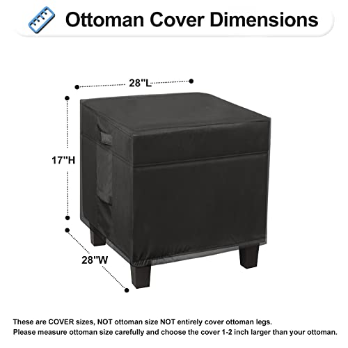 OutdoorLines Waterproof Patio Ottoman Covers by OutdoorLines - Used condition - Image 2