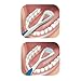GUM Tongue Cleaner - Dual Action Soft Bristled Tongue Brush with Tongue Scraper for Better Oral Hygiene - Bad Breath Treatment (Pack of 3)
