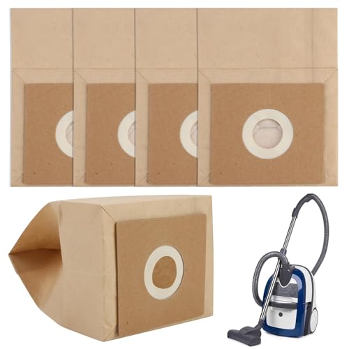 EFIOP 5-Pack Vacuum Bags Replacement for Bush VCB35, Paper Filter Bags | Multi-Layer Filtration | Tear-Resistant Paper | Easy to Replace | Fits Argos Value, VYTRONIX & More