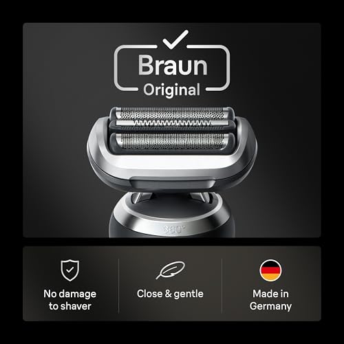 Braun Series 7 Electric Shaver Replacement Head, Easily Attach Your Shaver Head for a Shave as efficient as Day one, Compatible with New Generation Series 7 Shavers, 74S, Silver by Braun - Image 2