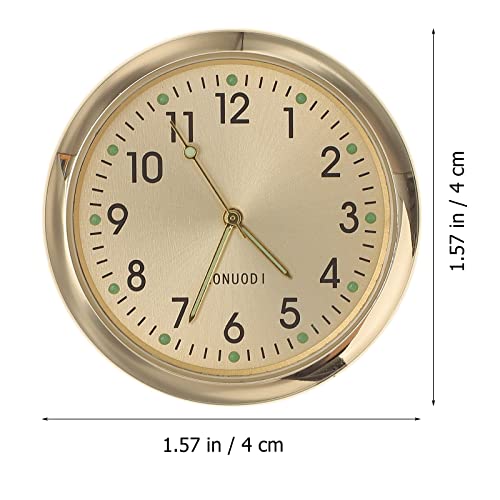 LUOZZY Relógio de carro, relógio de painel mini relógio digital universal mini relógio digital paine