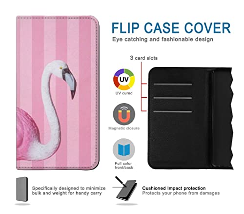 Etui flip housse cuir pour Google Pixel 10a protection integrale rose - 4