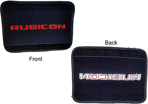 Doya Neoprene Automotive Seat Belt Covers Safety Shoulder Pad Travel Bag Straps & Key Chains Tag Accessory (Rubi S+K) #TOP2