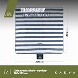 KADVA Koc Piknikowy Tapiso Granatowy