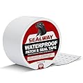 SEALWAY White RV Roof Sealant Tape, 2" x 50' Waterproof Repair Seal Tape – Extra Thick, UV-Resistant, Weatherproof Patch for Permanent Leak Sealing on RVs, Trailers, and Mobile Homes