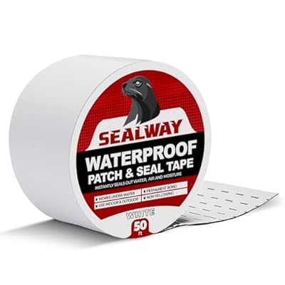 SEALWAY White RV Roof Sealant Tape, 2" x 50' Waterproof Repair Seal Tape – Extra Thick, UV-Resistant, Weatherproof Patch for Permanent Leak Sealing on RVs, Trailers, and Mobile Homes