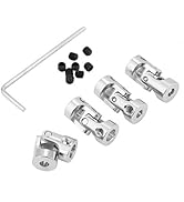 4 StüCke Universal Joint Wellenkupplung Metall Wellenkupplungmotoranschluss Universalgelenk für d...