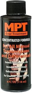 MPT Gear Treatment, 4 oz. -Concentrated Formula –for All Manual Transmissions and Differentials –Extends Transmission Life, Increases Fuel Mileage, Reduces Heat & Friction