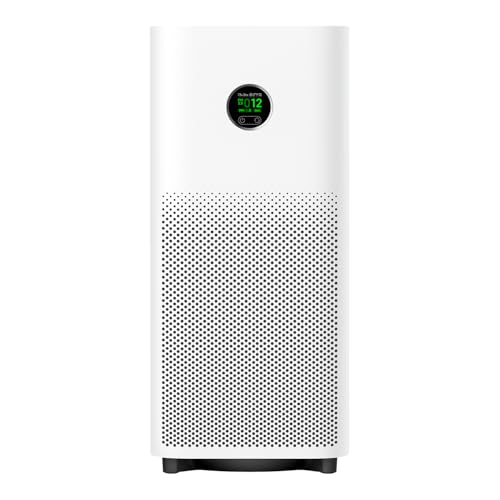 Xiaomi Mijia Purificador de aire 6 para 87,5 ㎡, elimina 99,98% partículas 0,3μm, polvo, alérgenos, olores, humo, control Alexa y app, modo sueño silencioso, blanco