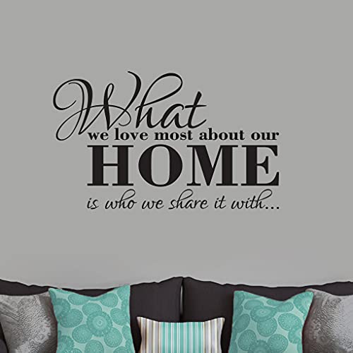 Sweetums Signatures - Wall Decal for Bedroom, Living Room, Family