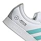 adidas Unisex Mercedes - AMG Petronas Formula ONE Team VL Court Base Shoes, FTWR White/semi Mint Rush/core Black, 42 2/3 EU