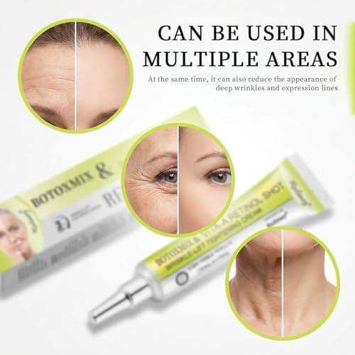 Generic 2 PCS Botoxmix & Vita-A Retinol Shot Wrinkle-Lift Tightening Cream, Natural Anti Wrinkle cream - Pore Minimizer, Wrinkles & Fine Lines for All Skin