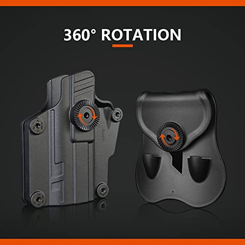 Mega-Fit Holster Fits 150+ Popular Handguns & Increase The Front Sight Space #TOP5