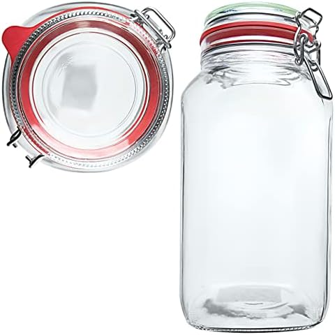 Einmachglas mit Bügelverschluss 2500ml 2,5l Cover