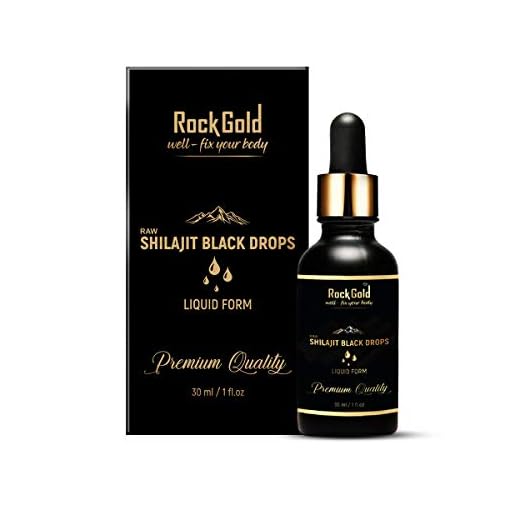Rock Gold Pure Ayurvedic Raw Shilajit/Shilajeet Liquid - 30ml