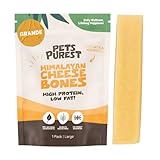 Pets Purest Barrita Masticable de Leche de Yak del Himalaya Grande - para Todas Las Edades Incluidos Cachorros y Mayores - Barrita Dental para Perros con Proteínas y Calcio - para Cuidar los Dientes