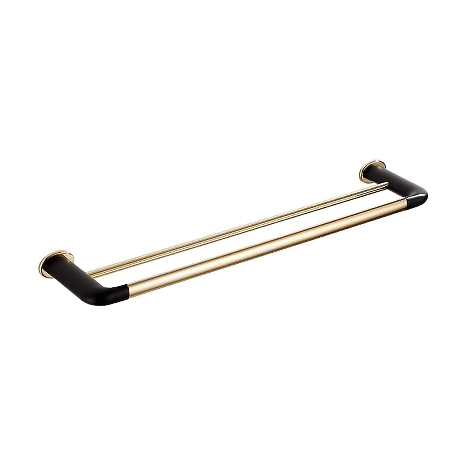 Porte-serviettes en alliage de zinc galvanisé style européen avec cintre de tour double barre
