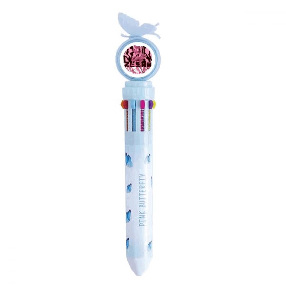 Stylo à bille rétractable multicolore écriture fluide stylo bille pointe moyenne - 4