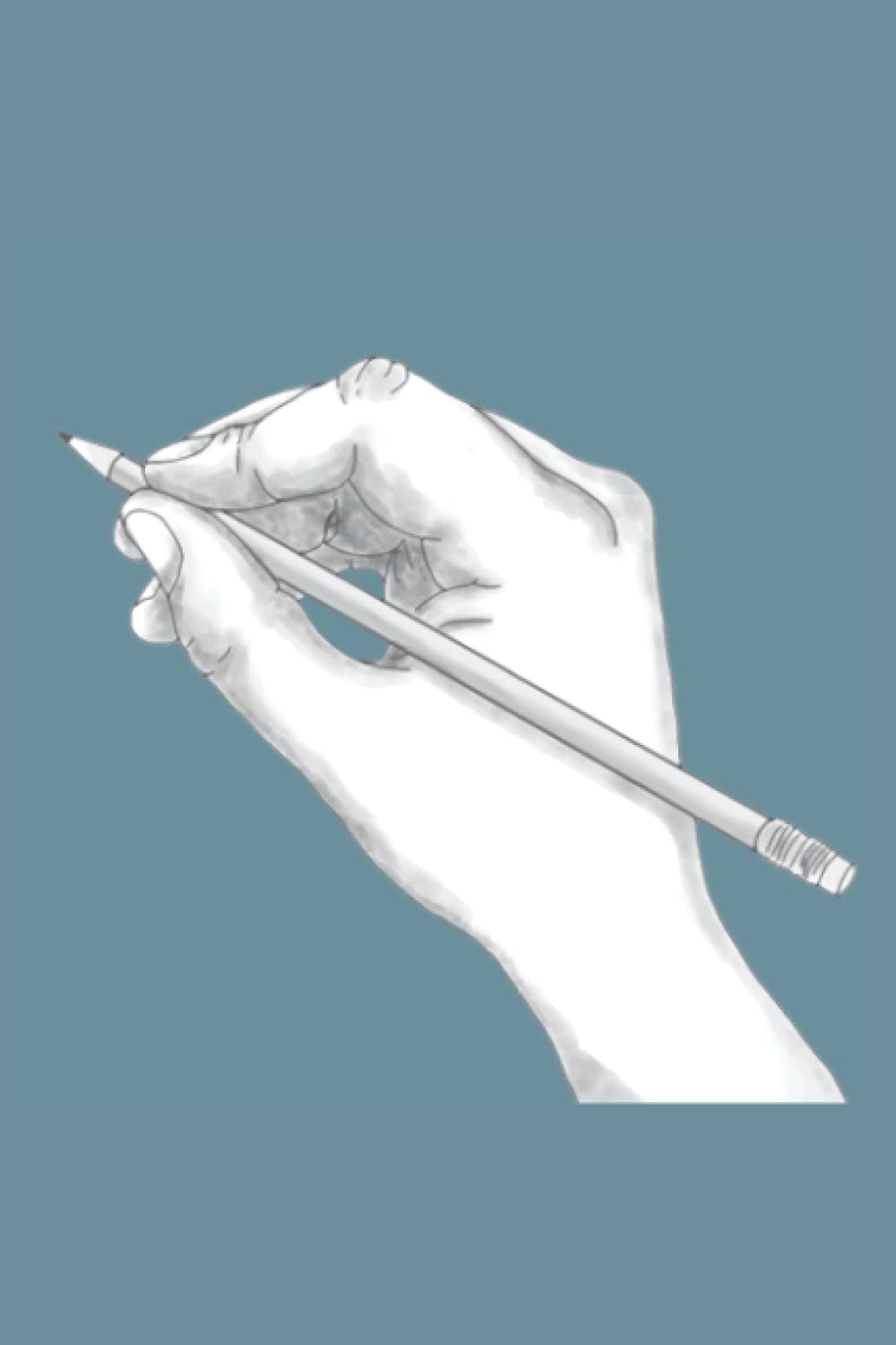 Hand Notebook: Spirit Mountain Blue Matte Finish Lined Journal, 120 Pages, 6 x 9, Gift For Thinkers, List Makers and Doers (Hand Journal)