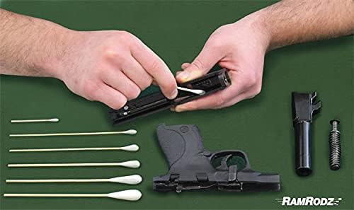 RamRodz Barrel and Breech Cleaners (200-Pack), 9mm/.38/.357/.380-Caliber