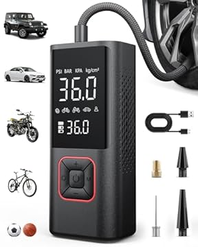 inflating car tire with bike pump