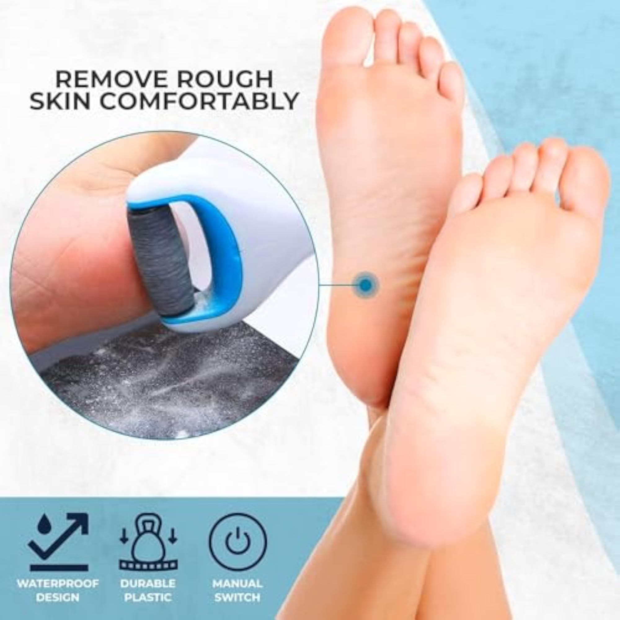 Foot Scrubber for Dead Skin Tools, Electronic Care