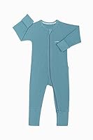 Bonds Baby Waffle Zippy - Zip Wondersuit, SALT WATER, 0 (6-12 Months)