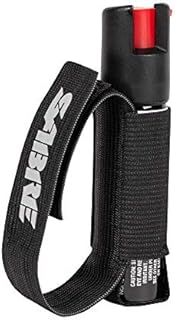 SABRE ADVANCED Pepper Spray for Runners with Adjustable Hand Strap – 3-in-1 Formula (Pepper Spray, CS Tear Gas & UV Marking Dye), Police Strength Self Defense Spray, 10-foot (3 m) Range, 35 Bursts
