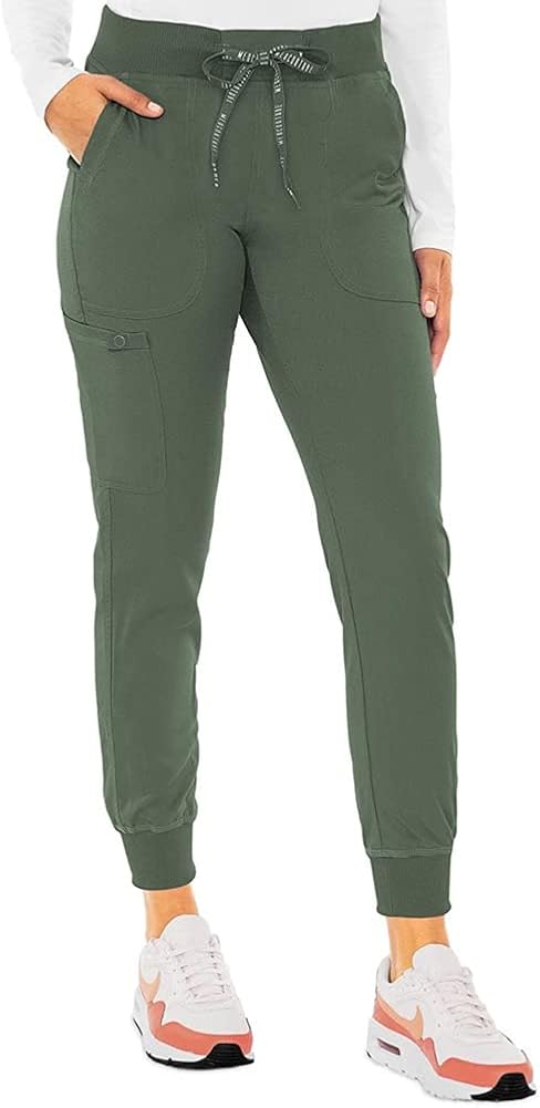 Med Couture - Pantalones deportivos Touch de yoga para mujer
