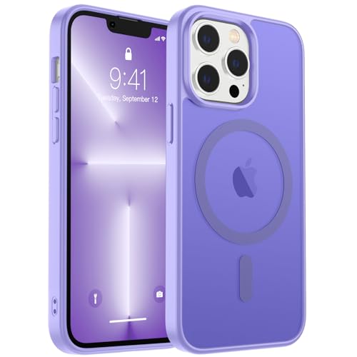 zapica Magnetic for iPhone 13 Pro Max Case, Light Purple
