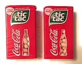 Tic Tac Tic Tac Mentas, botella CokeCola edición limitada 2 paquetes.