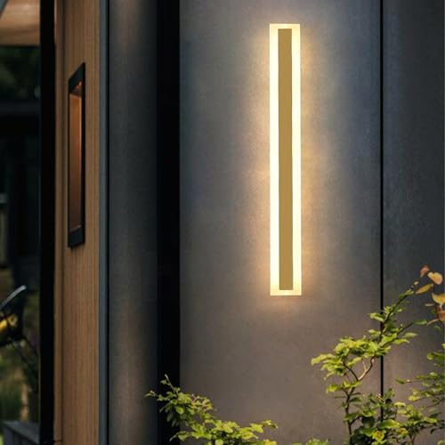 Applique murale LED extérieure 200cm or dimmable IP65 pour terrasse - 7