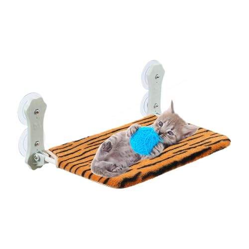Percha de ventana para gato con soporte plegable para interior 2