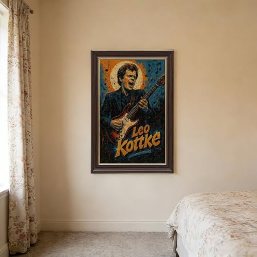 LIUHECAI Guitar Legend, Leo_Music_Kottke Canvas Poster - 1