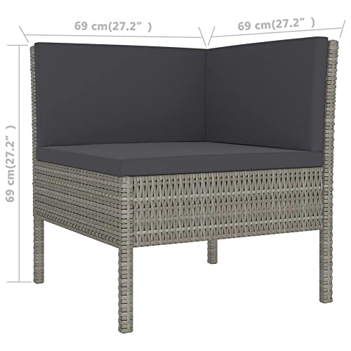 Haillusty Upgrade Your Patio With The Modern And Weather-Resistant 11 Piece Lounge Set - Includes Large Sectional Sofa Armchairs Ottomans And Coffee Table - Perfect For Outdoor Living Spaces #TOP7