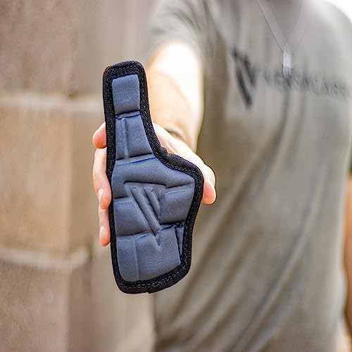 Versacarry Comfort Flex Custom Iwb Holster - Custom Molded Polymer Front - Closed-Cell Foam Padding - Adjustable Cant - Adjustable Tension - Made In Usa - Premium Leather - 2023 - Springfield Hellcat #TOP3